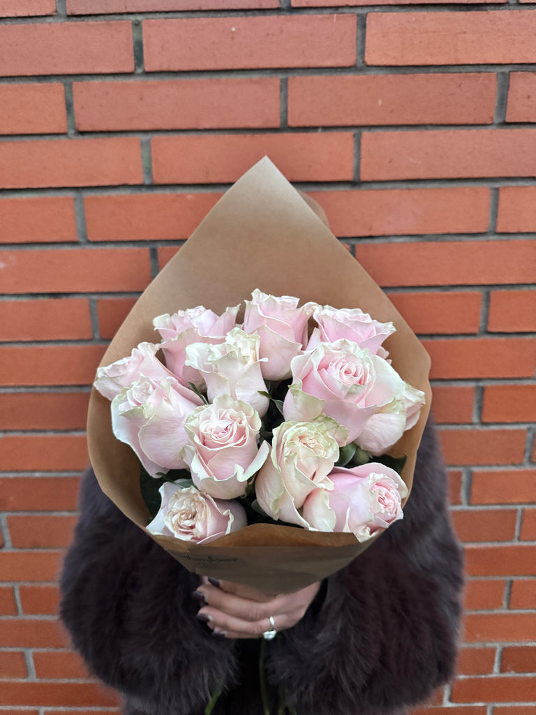 Pink rose Solo (A wrap of soft, pink, premium roses)