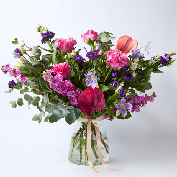 The River Tib (Lisianthus / Clematis / Roses / Anthurium / Stocks)