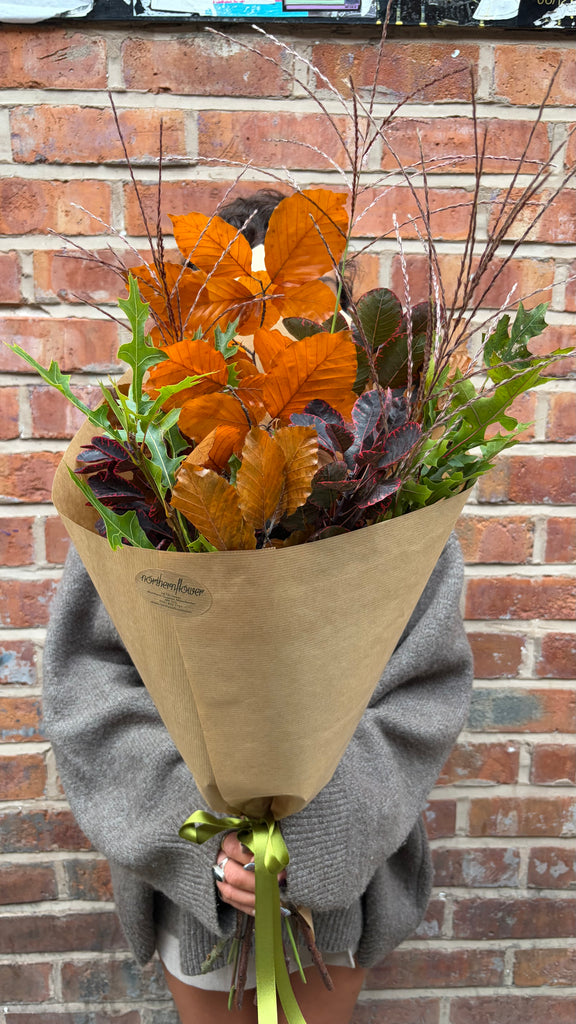 Autumn foliage Solo (A wrap of colourful, mixed Autumn foliage)