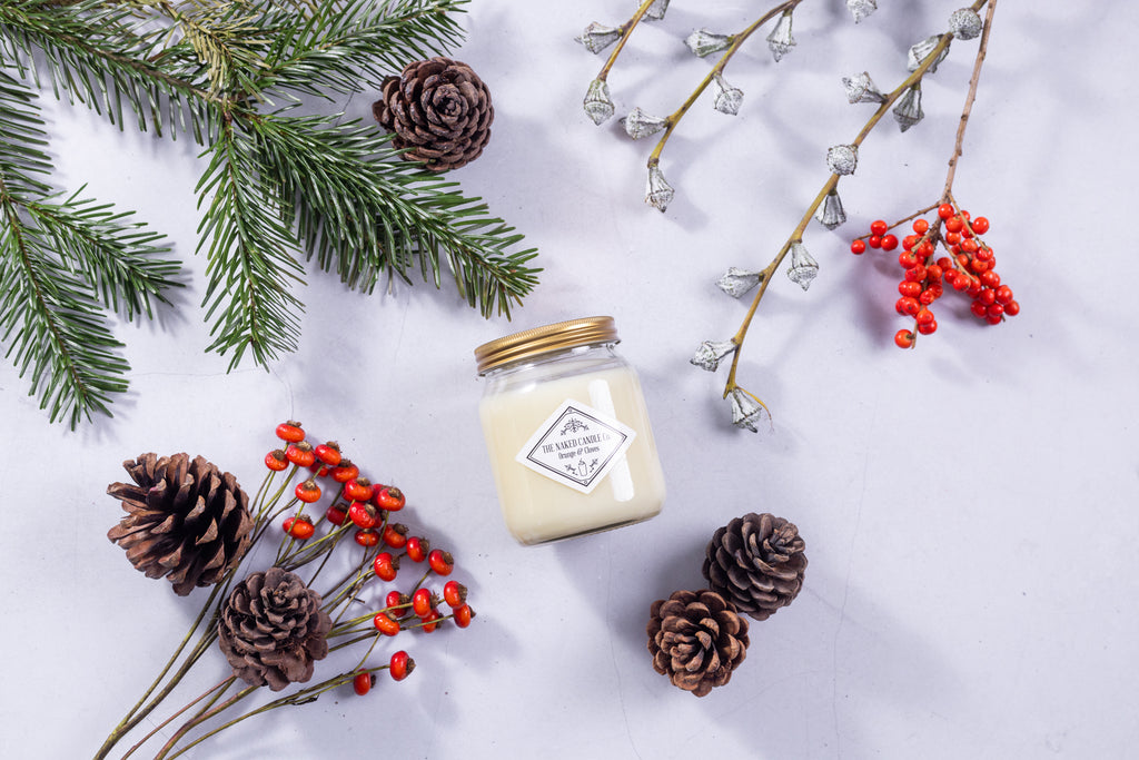 Naked Candle - Orange and Cloves (Orange, clove, cherry, cinnamon, nutmeg.)